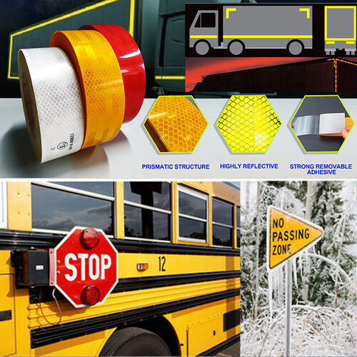 最新の企業 ソリューションについて Custom Reflective Tape Solutions for Trucks, Trailers, and Construction Vehicles