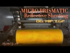 1.22*45.72m 道路安全のためのレトロプリズマ反射シートフィルムロール