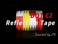 安全車 トラック 自転車 道路 プリズマックロール DOT C2 反射テープ 自己粘着
