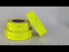 安全車 トラック 自転車 道路 プリズマックロール DOT C2 反射テープ 自己粘着