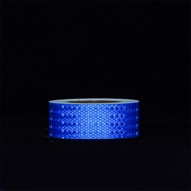 パーソナル製 PVC クリスタル格子 トラック 反射性 ラジウムテープ ステッカー 白 黄色 赤 緑 青