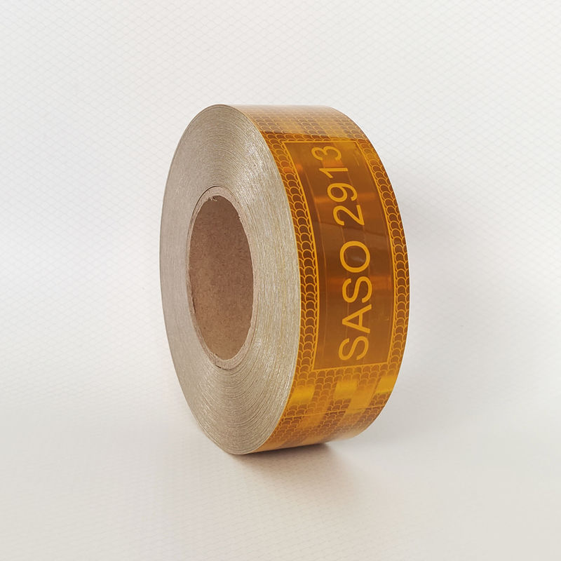 サウジアラビア・アラビア・マーケット カスタムペット 金属化 50mm 目立つハイ・ヴィス イエロー・サソ 2913 車用反射テープ トラック 安全