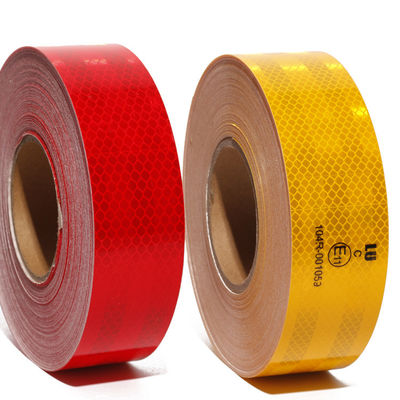 よい価格 ホワイト イエロー レッド PET プリズマ ECE 104R ECE トラック用反射テープ オンライン