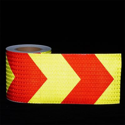 よい価格 プリント可能なPVCハニコム反射フィルム 粘着水晶色グリッド反射マート 道路標識交通安全 オンライン