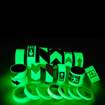 よい価格 オーダーメイド 照明フィルム 光発光テープ 暗闇で光る自己粘着警告テープ オンライン