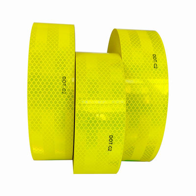 よい価格 Fluorescent Yellow-Green DOT C2 Retro Reflective Marking Tape for Trucks オンライン