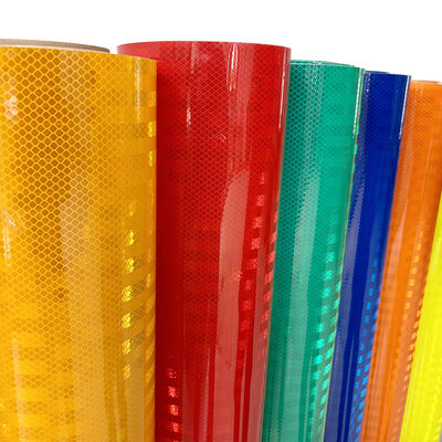 よい価格 デジタル印刷可能で耐候性のある交通標識用マイクロプリズムPET反射シート オンライン