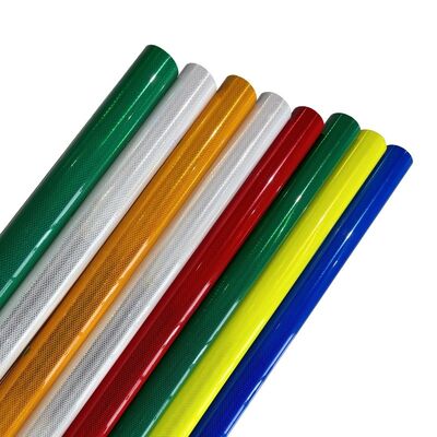 よい価格 高反射性と道路安全のためのマイクロプリズマ構造を持つ印刷可能なダイヤモンドグレードの反射シート オンライン