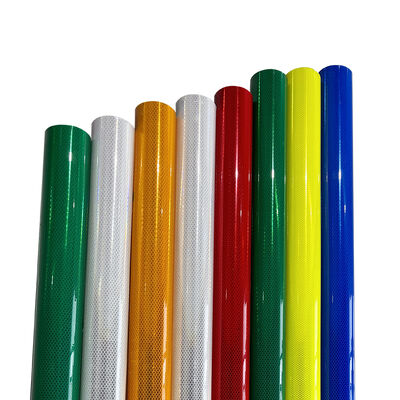 よい価格 ASTM D4956 Type XI 適合 DG 道路標識用圧力感受性接着剤のダイヤモンドグレードの反射シート オンライン